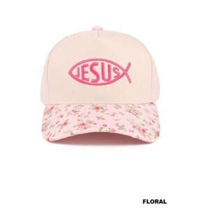 ZENANA CHRISTIAN JESUS TWO TONE COTTON HAT CAP TAN NEW CASUAL SUMMER